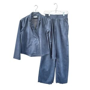 Little Lies Free People Corduroy Suit 100% Cotton Size Small